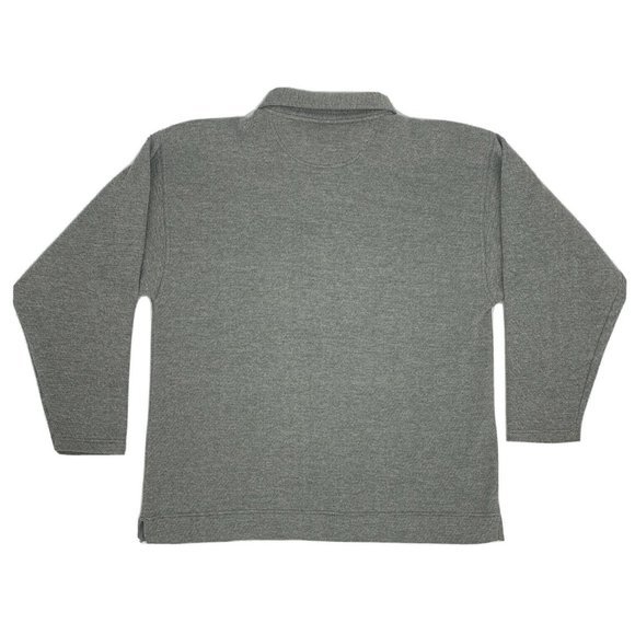 Men's Hard Rock Cafe Key West 1/4 Zip Pullover Sweater Gray Size L - Picture 7 of 10